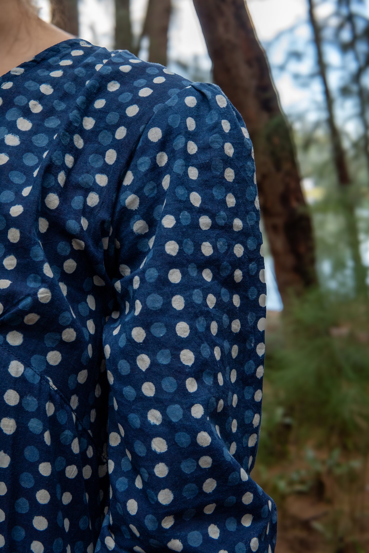 Leela Maxi Dress in Blueberry